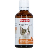 تصویر  شربت مولتی ویتامین و تورین Beaphar مدل Multi-Vit مخصوص گربه - 50 میلی لیتر