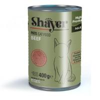 تصویر  کنسرو Shayer مخصوص گربه تهیه شده از گوشت گوساله - 400 گرم