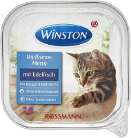 تصویر ووم Winston مخصوص گربه تهیه شده از ماهی - 100 گرم 
