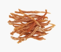 تصویر تشویقی مدادی طبیعی Hapoo meal مخصوص گربه مدل Soft Strips Chicken تهیه شده از سینه مرغ - 100 گرم