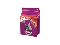 تصویر غذا خشک Whiskas مخصوص گربه بالغ تهیه شده از گوشت گوساله 800 گرم