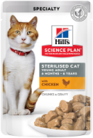 تصویر  پوچ Hills مخصوص گربه های بالغ عقیم شده تهیه شده از گوشت مرغ - 85 گرم
