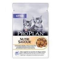 تصویر  پوچ Proplan مدل Kitten مخصوص بچه گربه تهیه شده از گوشت مرغ - 85 گرم