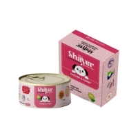 تصویر کنسرو Shayer مخصوص توله سگ (Natural Style) با طعم مرغ و بوقلمون  - 120 گرم 
