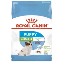 تصویر غذای خشک مخصوص سگ  Royal Canin مدل X-Small Puppy مخصوص توله سگ های نژاد بسیار کوچک - ۱.۵ کیلوگرم