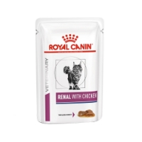 تصویر  پوچ  Royal Canin مدل Renal مناسب برای گربه با مشکلات کلیه تهیه شده از مرغ در آب مرغ - 85 گرم