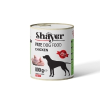 تصویر  کنسرو Shayer مدل پته تهیه شده از مرغ مخصوص سگ بالغ - 800 گرم