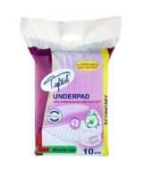 تصویر زیر انداز بهداشتی تافته مدل اقتصادی سایز 60 * 90 مناسب برای سگ و گربه - بسته 10 عددی  