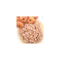 تصویر  کنسرو گربه Shayer تهیه شده از گوشت مرغ و میگو - 110گرم