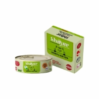 تصویر  کنسرو Shayer مخصوص بچه گربه تهیه شده از تکه‌های مرغ و آلوئه ورا - 90 گرم