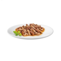 تصویر  کنسرو چانکی گربه Gourmet Gold تهیه شده از بوقلمون و اردک - 85 گرم