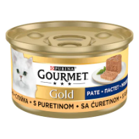 تصویر  کنسرو Gourmet Gold مخصوص گربه بالغ مدل پته تهیه شده از بوقلمون - 85 گرم