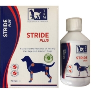 تصویر  شربت TRM مدل STRIDE PLUS تقویت کننده قوی مفاصل حاوی کلوزامین مصوص سگ-200 میلی لیتر