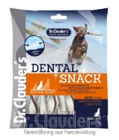 تصویر غذای تشویقی سگ Dr.Clauders مدل DENTAL SNACK برای محافظت و سفیدی دندان ها - 170 گرم