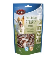 تصویر غذای تشویقی سگ Trixie مدل Fish Chicken Strip با طعم مرغ و ماهی پولوک