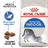تصویر غذای خشک مخصوص گربه Royal Canin مدل Home Indoor مناسب گربه بالغ مو کوتاه - 400 گرم