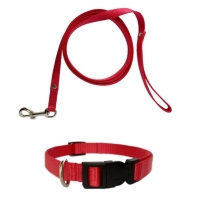 تصویر قلاده گردنی مخصوص سگ با رنگ قرمز Doggie مدل DABT اندازه  - 1.5*40 cm
