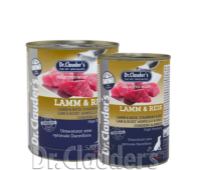 تصویر کنسرو Dr.Clouder's مخصوص سگ با طعم گوشت بره و برنج - 800گرمی