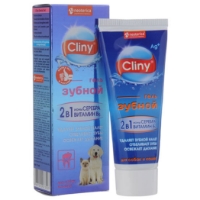 تصویر خمیردندان Cliny  مخصوص سگ و گربه - 75 میلی لیتر