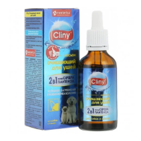 تصویر قطره گوش مخصوص تمام حیوانات خانگی Cliny - 50 میلی لیتر
