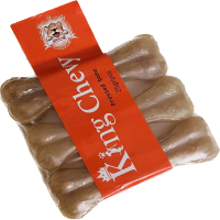 تصویر  تشویقی King Chewy مدل استخوان ژلاتینی 10 سانتی - 3 عددی