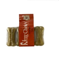 تصویر  تشویقی King Chewy مدل استخوان ژلاتینی 8 سانتی - 4 عددی