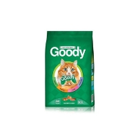 تصویر  غذای خشک Goody مدل Gourmet میکس تهیه شده از مرغ و ماهی گوشت مخصوص گربه بالغ - 500 گرمی زیپ کیپ فله