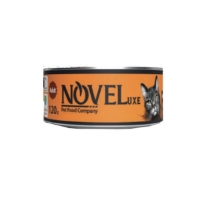 تصویر کنسرو Novelux مخصوص گربه مدل نچرال تهیه شده از مرغ و کدو حلوایی - وزن 120 گرم 