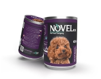 تصویر کنسرو Novelux مخصوص سگ مدل پته تهیه شده از گوشت گوساله -وزن  400 گرم 