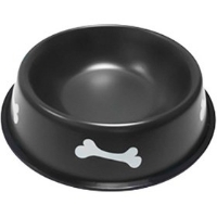 تصویر  ظرف غذا استیل Roz Pet مدل طرحدار مخصوص سگ و گربه 26 سانتی - سایز L 