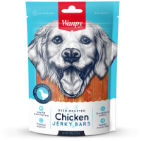 تصویر تشویقی  Wanpy مخصوص سگ  مدل  Chicken Jerky Bars  -وزن 100گرم 