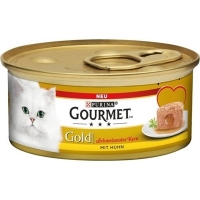 تصویر پوچ Gourmet مخصوص گربه تهیه شده از گوشت مرغ در سس -وزن  85 گرم