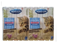 تصویر تشویقی مدادی Winston تهیه شده از ماهی سالمون و ماهی پلاک مخصوص گربه - 50 گرم