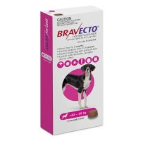 قرص جویدنی MSD مدل Bravecto 1400 mg مخصوص سگ با وزن 40 تا 60 کیلوگرم - 1 عدد