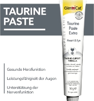 خمیر تورین GimCat مدل Taurine Paste Extra مخصوص گربه مناسب برای بهبود عملکرد قلب و بینایی - 50 گرم