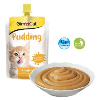 پودینگ GimCat غنی شده با کلسیم مخصوص گربه - 150 گرم
