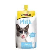 تشویقی شیر لته GimCat مدل Milk Latte تهیه شده از شیر بدون لاکتوز مخصوص گربه - 200 میلی لیتر 