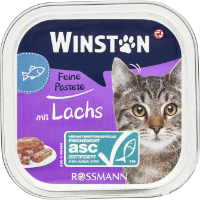 عکس ووم Winston مخصوص گربه بالغ تهيه شده از ماهی سالمون - 100 گرم