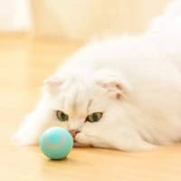 اسباب بازی توپ هوشمند متحرک مدل Rollingball مخصوص سگ و گربه - آبی و صورتی