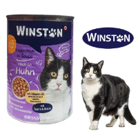 كنسرو Winston مخصوص گربه تهیه شده از گوشت مرغ - 400 گرم