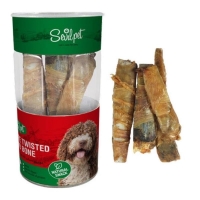 تشويقی Sevil Pet مدل استخوان كوچک با دورپيچ سيرابی مخصوص سگ - 4 عدد