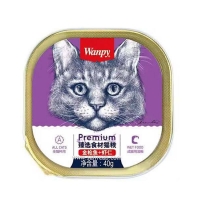 ووم Wanpy مدل Tuna Mousse with Shrimp تهيه شده از ميگو و ماهی تن مخصوص گربه - 40 گرم