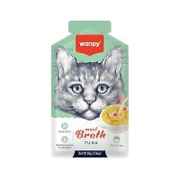سس Wanpy مدل Meat Broth Tuna تهيه شده از ماهی تن مخصوص گربه - 50 گرم