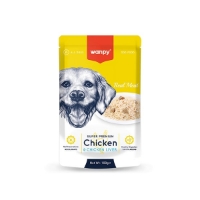 پوچ Wanpy مدل Chicken & Chicken Liver تهیه شده از مرغ و جگر مخصوص سگ - 100 گرم