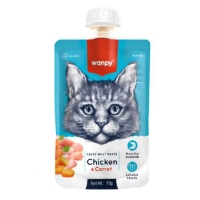 	پودینگ Wanpy مدل Chicken تهیه شده از مرغ و هویج مخصوص گربه - 90 گرم