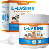 تصویر  پودر Oimmal مدل L-Lysine Immune Support مناسب تقويت سيستم ايمنی مخصوص گربه - 120 گرم