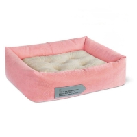 جای خواب Nina Pet مدل پراوو سايز 1 مخصوص سگ و گربه - رنگ گلبهی
