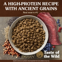 غذای خشک Taste of the Wild مخصوص سگ های بالغ تهیه شده از گوشت گاومیش و گوشت گوزن کبابی - 2 کیلوگرم