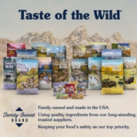 غذای خشک Taste of the Wild مخصوص سگ های بالغ تهیه شده از گوشت گاومیش و گوشت گوزن کبابی - 2 کیلوگرم