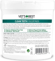 پد تمیز کننده دندان Vet’s+Best مدل Clean Teeth مخصوص سگ - 100 عدد